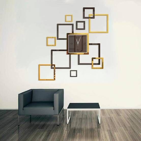 Square Frame Clock,